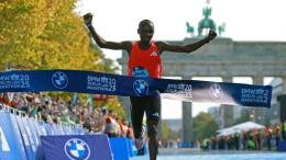 File image of Sabastian Sawe during the 2025 Berlin Marathon